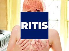 Busty Brit Teen 18+ Rides Her Fucking Machine