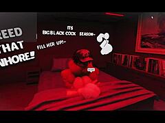 Fucking another cuck's snowbunny girlfriend with big tits and rough oral action