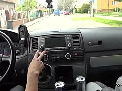 Easy Convinced Babe Jumps in Van With Stranger for Wild Cheating Fuck and Cumshot!