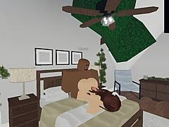 Roblox girl fucks crush in intense session