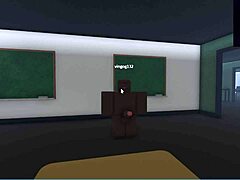 Roblox girl fucks crush in intense session