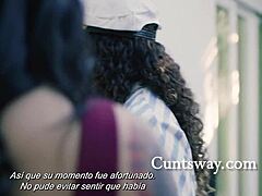 Hogtied submissive pet WAS HORNY AS FUCK with lezdom scissoring and squirting orgasm from liv revamped and avery black