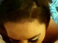 Kandy Kane, that sexy Sri Lankan housewife, dives into homemade blowjob and deepthroat action like a total slut.