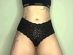 Amateur Indian Latina Teases with Tight Cameltoe Panties in Homemade POV Fetish Video