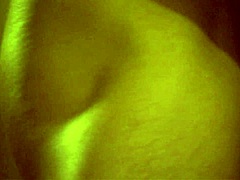 Hot sex with a shapely lassie in the sauna after training in the gym! Bent over doggystyle fucking with blowjob and pussy licking on fake tits.