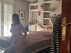 Hey, isn't Volvio Ana Duro the cheerleader who makes you hard with her big tits blonde Colombian girlfriend moves?