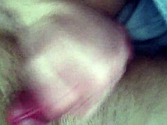 masturbating with monster cock feeling intense orgasm and cumming over everything in wild ecstasy