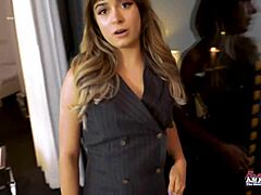 Hey inked brunette Pamela Morrison gypsy why are you rubbing your shaved pussy with vibrator before facial cumshot