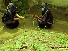 mature babe got bent over for doggystyle creampie from big black cock