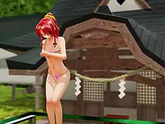 naked girl feels excited dancing outdoors with big tits bouncing in public part 1. her ass and pussy sway wildly.