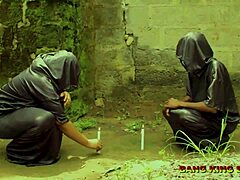 mature babe got bent over for doggystyle creampie from big black cock