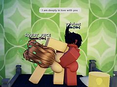 Creamy Anal Sex Scene Featuring Blowjob And Assfucking In Roblox Condo Environment