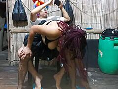 I was masturbating to TV when stepson sneaked up, kissed my pussy, we fucked like lovers - final! 😏💦