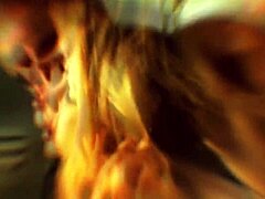 Glitched Monica Farros steamy foursome with big tits group softcore clothes ripped and lots of flashy effects warning