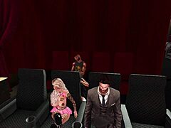 Slutty Blondes Ride Cocks in Outdoor Orgy Cumshot Action!