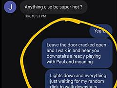 Пара оставляет дверь нараспашку для незнакомца из сети в групповуху