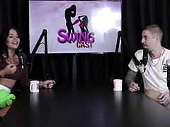 in this casual tale, a brazilian crossdressing swinger joins a wild group of 13 for romantic outdoor sex in see-through lingerie during an exhibitionist adventure