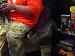 Specific Stepmom Flashes and Stares at Big Black Cock from Fat Milf