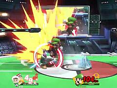 green plumber takes on innocent twins in wild game?