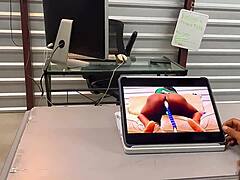 preview of my latest xvideos red video where he watches my porn during class