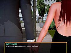 New family game with redhead riding