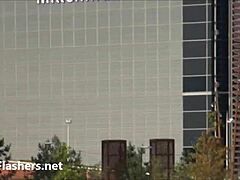 Upskirts footage hints at blonde teen 18+ voyeur babe Carly Rae in public masturbation and flashing skirt