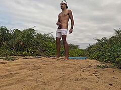 Subtle African Vibes Hint at Beach Handjob and Cumshot in Suggestive Outdoor Setting with Intriguing Twists