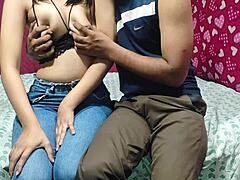 Hot horny step sister gets close with step brother at home