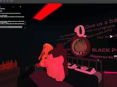 in a casual quickie scene, the blonde bitch took rough action from that big black monster cock, bending over eagerly.