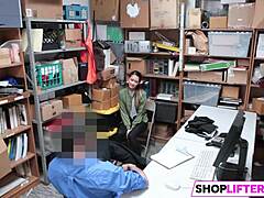 shoplifting teen chooses big cock punishment over cops