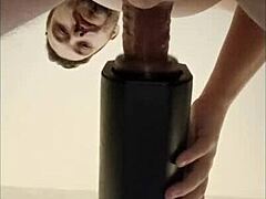 oh man, getting milked with that remote sextoy from pov down under... huge cumshot solo action homemade style