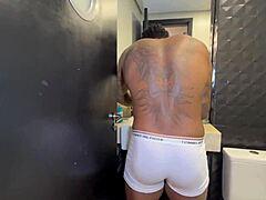 3some With Anal Assfucking Double Penetration: Latina Teen Takes Big Black Cock And Strapon From Stepbrother And Boyfriend In Group Interracial Action With Gaping Cum In Mouth