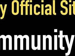 Gorgeous Nina Kayy Takes Warm Cum Load On Big Tits