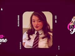 tight teen 18+ pussy gets pounded hard by older guy with deepthroat and cumshot 😈