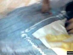 Girlfriend wouldn't stop begging for homemade anal riding and blowjob in cowgirl position