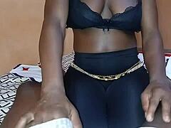 Ebony Slimthick Shows Off Riding Skills in Tight Panties