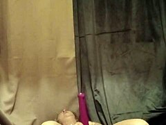 French housewife's teasing striptease as bound slave outdoors in 2024