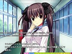 Tenioha 2 - hinata route part 2 - getting my dick wet with a small cutie