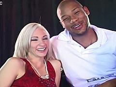 Pussy whipped starts with an introduction to the blonde babe's casting interview.