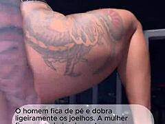 Loira rabuda deu um ch� de buceta no tatuado magrinho l completo no sheer e x-red