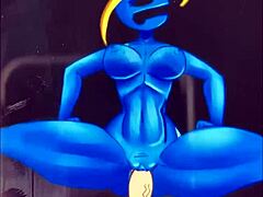 internet cowgirl riding in cute cowgirl position