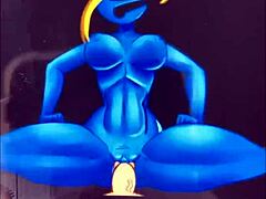 internet cowgirl riding in cute cowgirl position