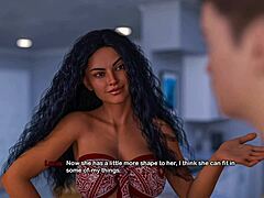 Masturbating hard and cumming over stepmoms new big fake tits in bimbo dream 04