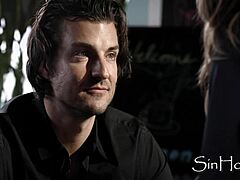 flight attendants tempt married men into cheating with hardcore blowjobs and wedding taboo scenes