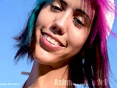 Hairy bush vs micro bikini in public dancing twerking