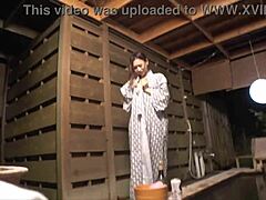 beautiful japanese milf with big natural tits shows off curvy body in exclusive outdoor video