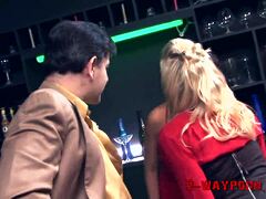 Blonde and brunette dive into bold group sex action at wild tattoo party