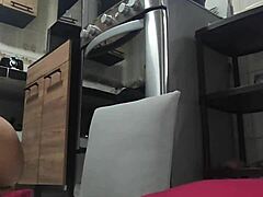 Perverted Step-Nephew Shows Up While Mature Latina Wife Washes Dishes Alone Without Husband