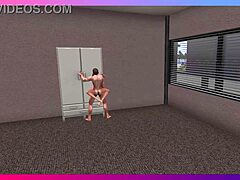 second life leo fucks vancy hard in hotel with cum on face