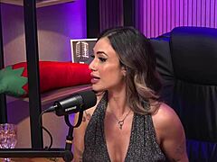 i feel the redhead milf rules as queen domme in bdsm with latex corset kissing and pussy licking